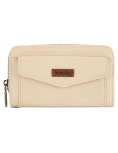 Billetera de gran capacidad Montana West para mujer marrón