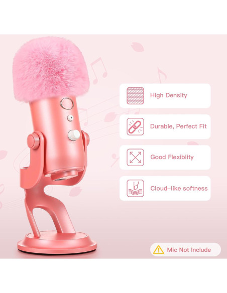 Micrófono USB Gaming ZealSound A68S con Cubierta Peluda