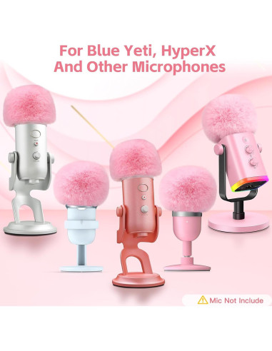 Micrófono USB Gaming ZealSound A68S con Cubierta Peluda