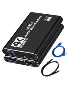 Tarjeta de Captura HDMI 4K RQG USB 3.0 1080P 60FPS Streaming