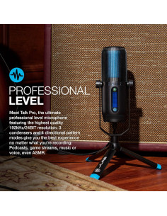 Micrófono USB JLab Talk Pro Cardioide Estéreo 192kHz 2