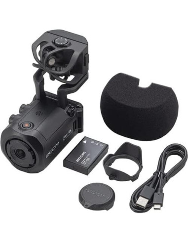 Grabadora de Video Portátil Zoom Q8n-4K UHD 4K, 4 Pistas Audio