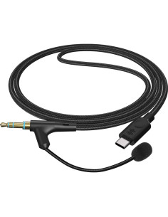 Cable de auriculares con micrófono Geekria USB-C 1.7m 2