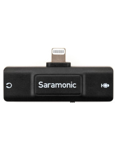 Interfaz de Audio Lightning Saramonic SR-EA2D para iPhone/iPad