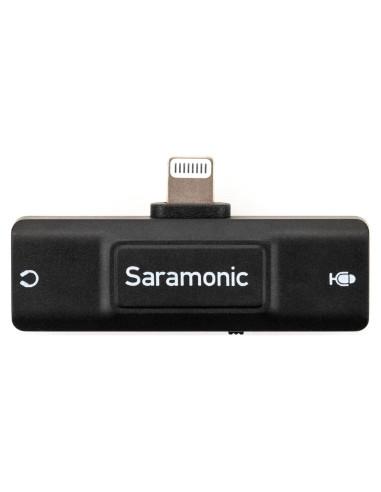 Interfaz de Audio Lightning Saramonic SR-EA2D para iPhone/iPad