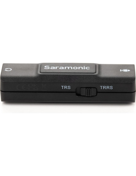 Interfaz de Audio Lightning Saramonic SR-EA2D para iPhone/iPad