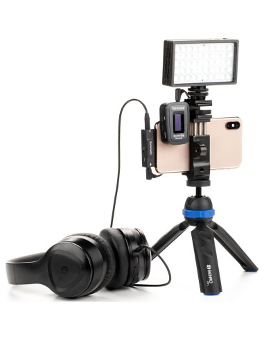 Interfaz de Audio Lightning Saramonic SR-EA2D para iPhone/iPad