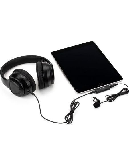 Interfaz de Audio Lightning Saramonic SR-EA2D para iPhone/iPad
