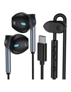 Auriculares USB C Samsung M16 con micrófono, HiFi, Negro