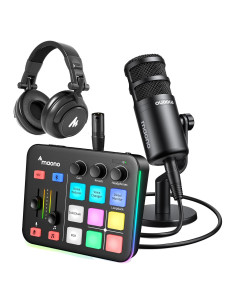 Mezclador de Audio MAONOCASTER G1 NEO con Bluetooth y RGB