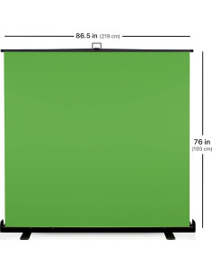 Pantalla Verde Colapsable KHOMO GEAR 2.20x1.93m para Streaming 2