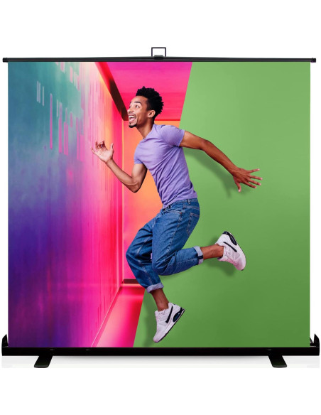 Pantalla Verde Colapsable KHOMO GEAR 2.20x1.93m para Streaming