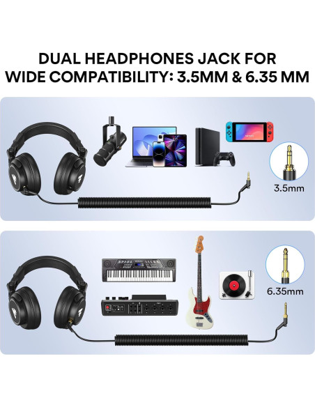 Micrófono USB MAONO AU-PM421 + Auriculares Monitor MH601