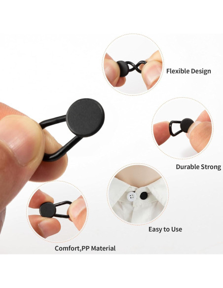 12 Extensores de Cuello Ajustables Mahaohao - 4 Colores