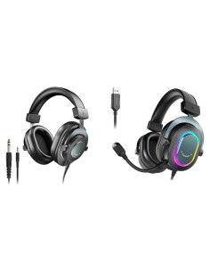 Auriculares para Juegos FIFINE H6+H8 con Micrófono y RGB