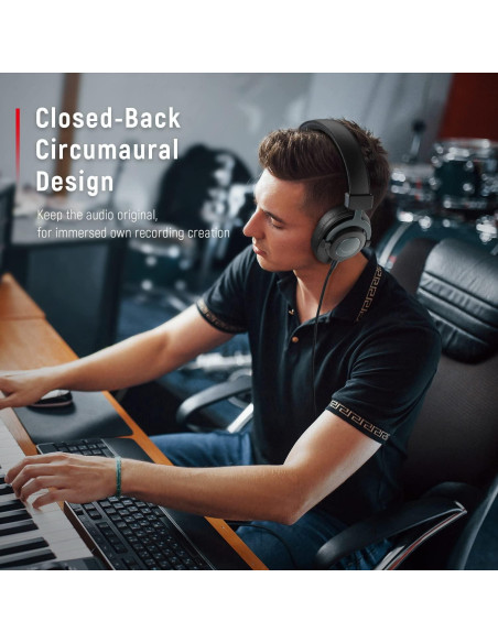 Auriculares para Juegos FIFINE H6+H8 con Micrófono y RGB