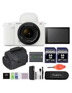 Cámara Sin Espejo Sony ZV-E1 Blanca con Lente 28-60mm y Accesorios