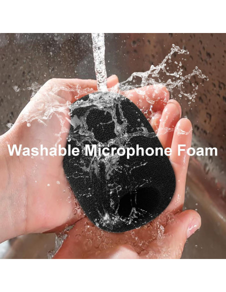 Filtro Pop LEFXMOPHY para micrófono FIFINE A6 A6T A8 - Espuma Lavable