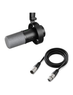Micrófono Dinámico FIFINE K688 con Cable XLR para Podcast