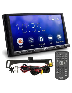 Paquete Sony XAV-AX3200 Estéreo de Coche y Cámara de Respaldo
