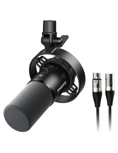 Micrófono Dinámico MAONO PD300X con Cable XLR y USB 192kHz