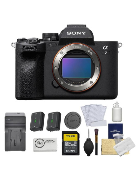 Cámara sin espejo Sony Alpha a7 IV + 128GB + accesorios