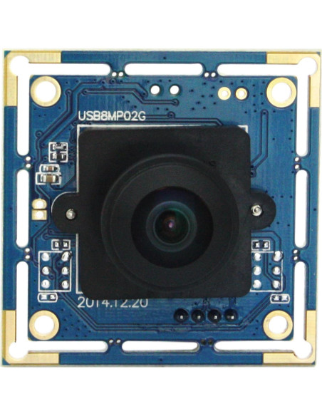 Cámara USB ELP 8MP Gran Angular Ojo de Pez 180 4K