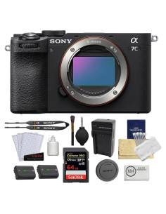 Cámara Sin Espejo Sony a7C II Negra + Accesorios 64GB