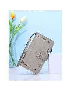 Billetera de Cuero Genuino Lavemi para Mujeres con Bloqueo RFID 2