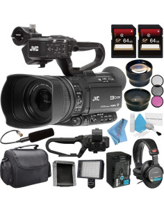 Cámara de Video JVC GY-HM250 UHD 4K + Accesorios Completo 2