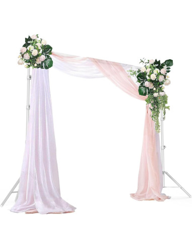 Soporte de Fondo Ajustable LimoStudio 3.05x3.05m Blanco