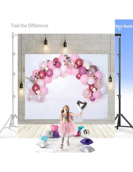 Soporte de Fondo Ajustable LimoStudio 3.05x3.05m Blanco