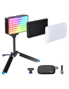 Kit Amaran Ace 25c, Luz LED RGBWW Portátil 32W, Batería 4500mAh