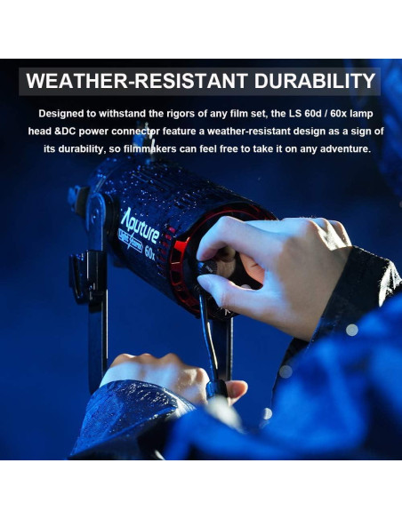 Aputure LS 60D Luz LED de Video 60W CRI 95+ Efectos Integrados