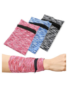 3 Carteras de Muñeca Yitexin para Teléfono - Transpirables y Ligeras