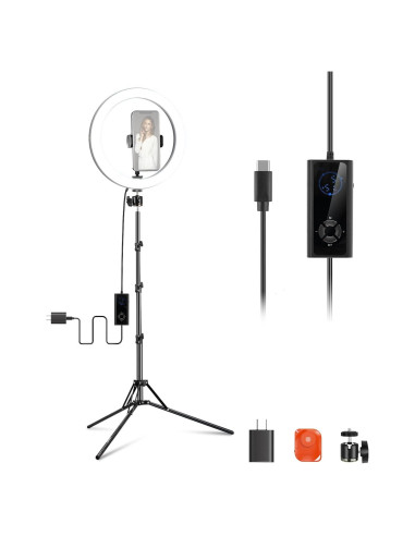 Luz de Anillo LED NEEWER 30cm 24W Bi Color 2900-7000K