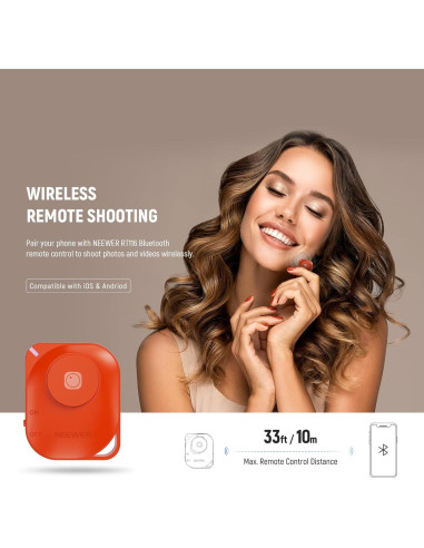 Luz de Anillo LED NEEWER 30cm 24W Bi Color 2900-7000K