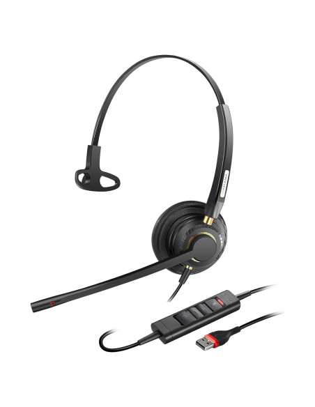 Auriculares USB Arama A800USB con micrófono cancelador de ruido