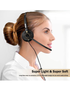 Auriculares USB Arama A800USB con micrófono cancelador de ruido 2