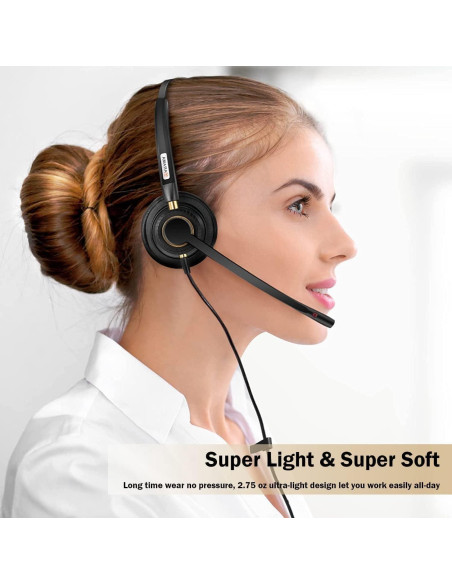 Auriculares USB Arama A800USB con micrófono cancelador de ruido