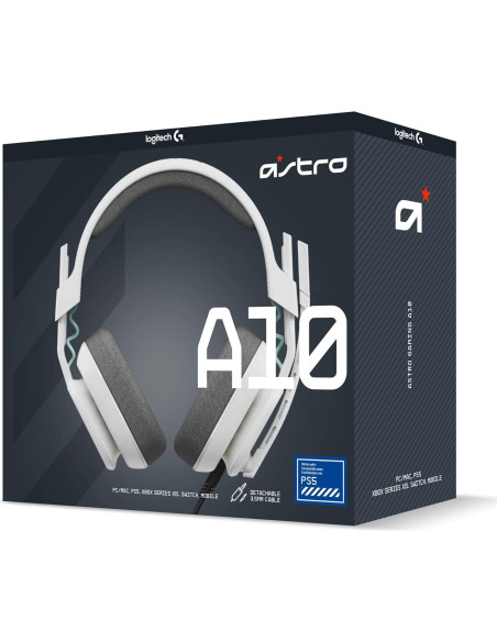 Auriculares Gaming Astro A10 Gen 2 con Cable - Over-Ear para PS5, PS4, PC, Switch