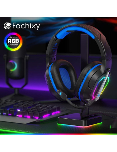 Auriculares Gaming Fachixy FC-200 con Micrófono y RGB