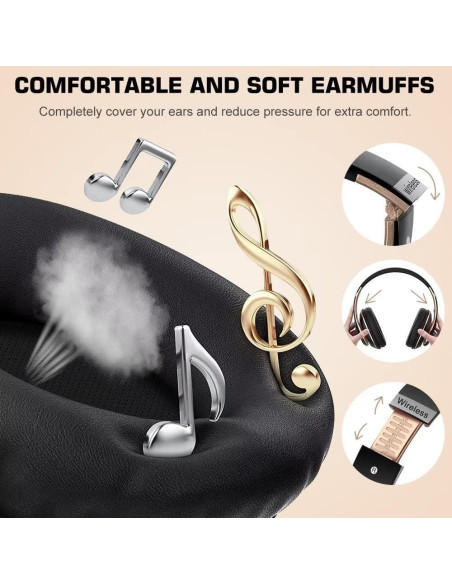 Auriculares Inalámbricos PRTUKYT 6S Bluetooth 5.0 Hi-Fi Negro