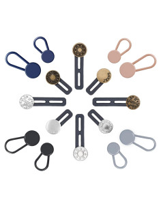 Extensores de Cintura para Pantalones Kikazarru 16 Piezas