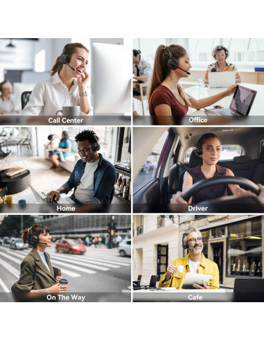 Auricular Inalámbrico LEVN CT001 Bluetooth 5.2 con Cancelación de Ruido