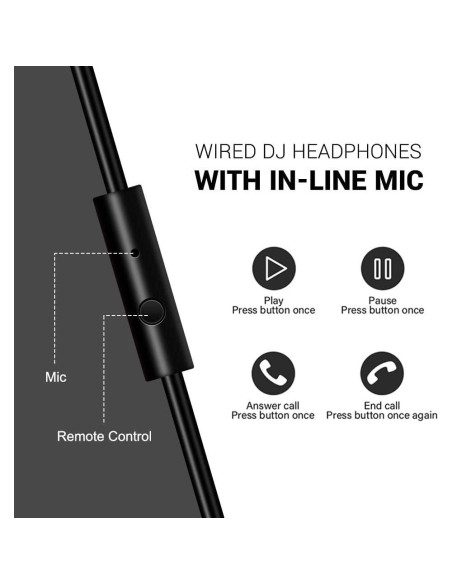 Auriculares OneOdio Pro-50 Hi-Res sobre la Oreja con Aislamiento