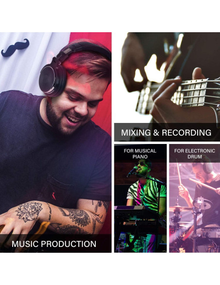 Auriculares OneOdio Pro-50 Hi-Res sobre la Oreja con Aislamiento