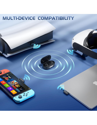 Auriculares Gaming IAMJOY DG-1 Inalámbricos 20ms Latencia 90H