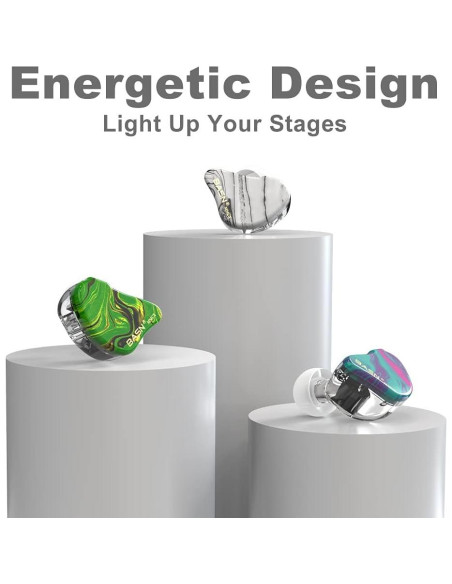 Auriculares In-Ear BASN MMCX HiFi con Bajo Potente - Blanco