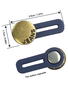 10 Piezas Extensores de Botón para Pantalones y Camisas Yuntop 2